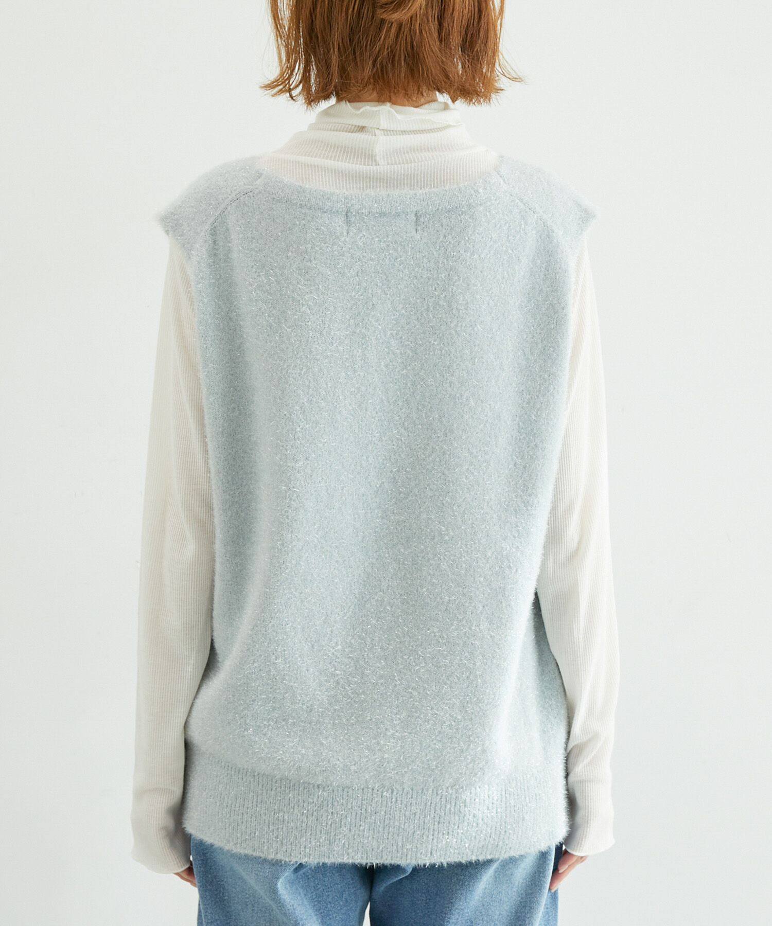 Rope&rsquo;Picnic「ガラスヤーンニットベスト」|ベスト・ジレ|