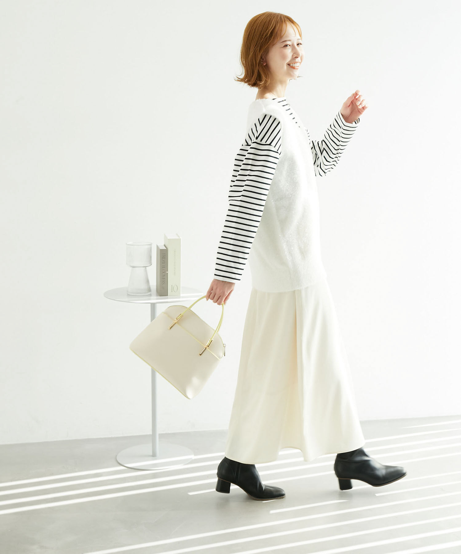 Rope&rsquo;Picnic「ガラスヤーンニットベスト」|ベスト・ジレ|