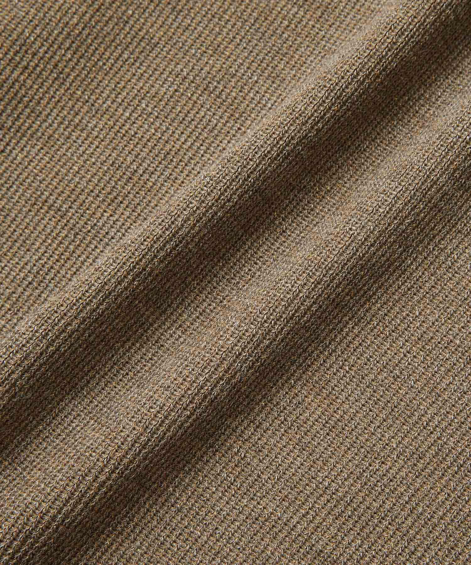 Rope&rsquo;Picnic「スパークナイロンハーフスリーブニットプルオーバー」|ニット・セーター|