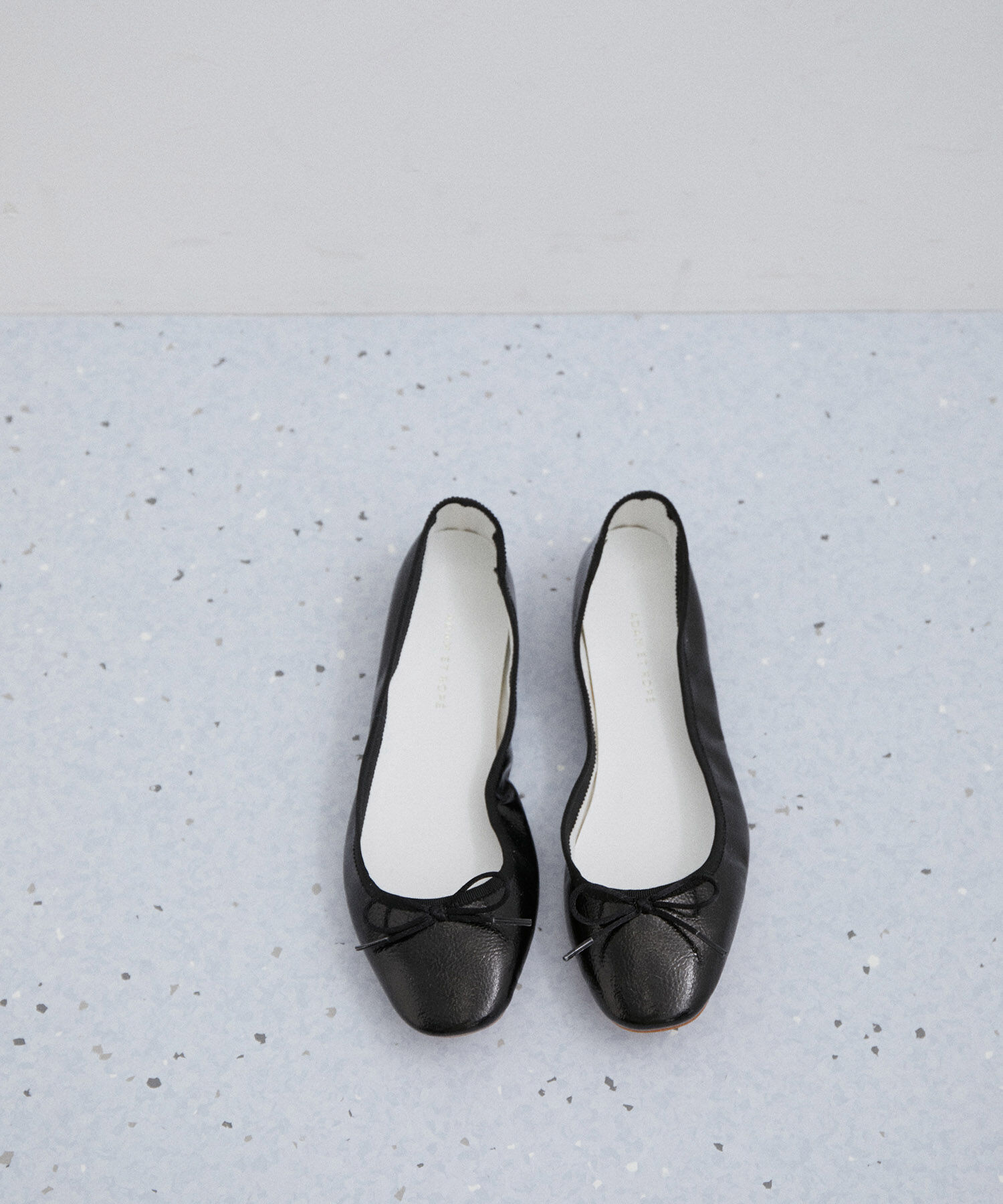 ADAM ET ROPE'「【サステナブル】メタリックバレエ」|バレエシューズ|