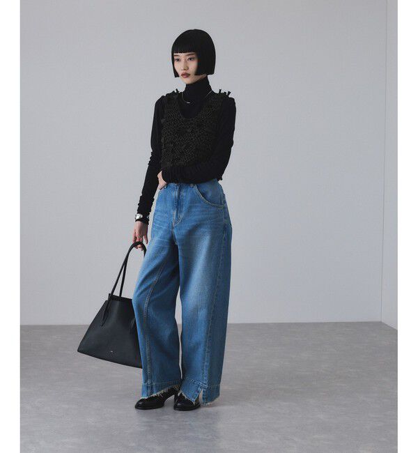 ADAM ET ROPE'「テープヤーンベスト」|ベスト・ジレ|