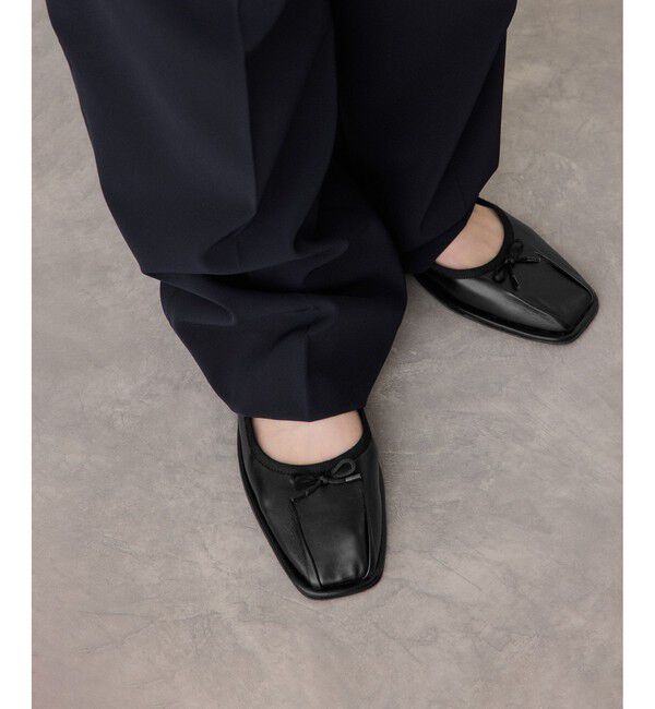 ADAM ET ROPE'「タックバレエシューズ」|バレエシューズ|