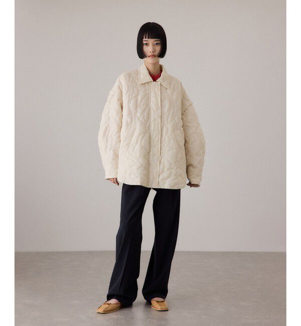 ADAM ET ROPE'「タックバレエシューズ」|バレエシューズ|