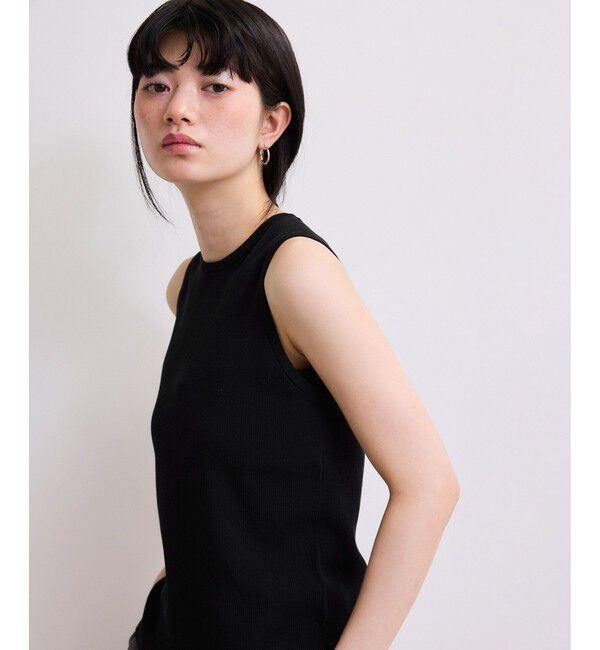 ADAM ET ROPE'「【WEB限定】ニットタンクセットクロップドプルオーバー」|その他|