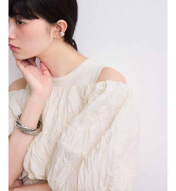 ADAM ET ROPE'「【WEB限定】ニットタンクセットクロップドプルオーバー」|その他|