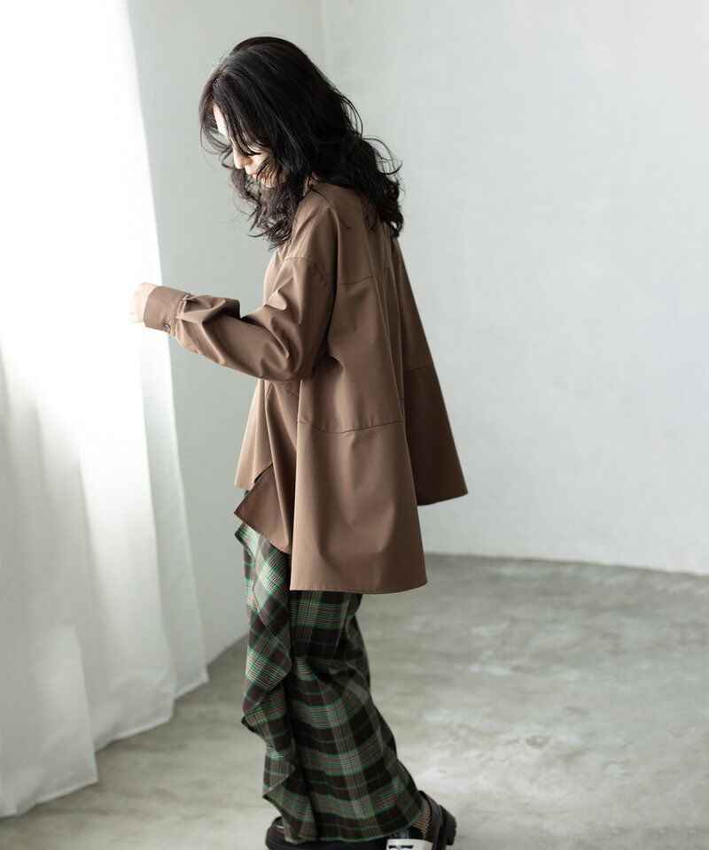  「バックフレアーブラウス」|シャツ・ブラウス|