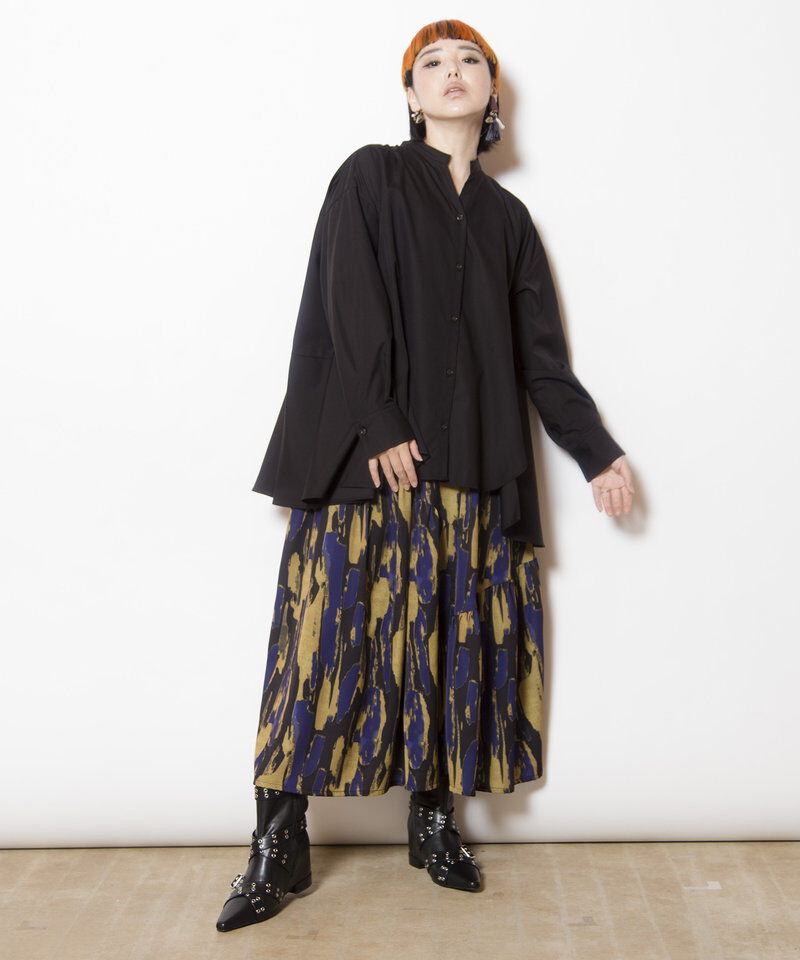  「バックフレアーブラウス」|シャツ・ブラウス|