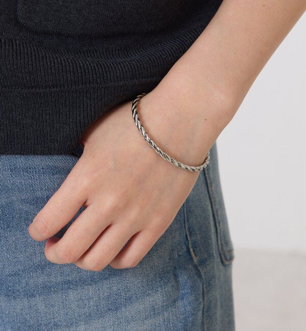  「【PAPILLONNER/パピヨネ】ステンレスツイストバングル」|リング|