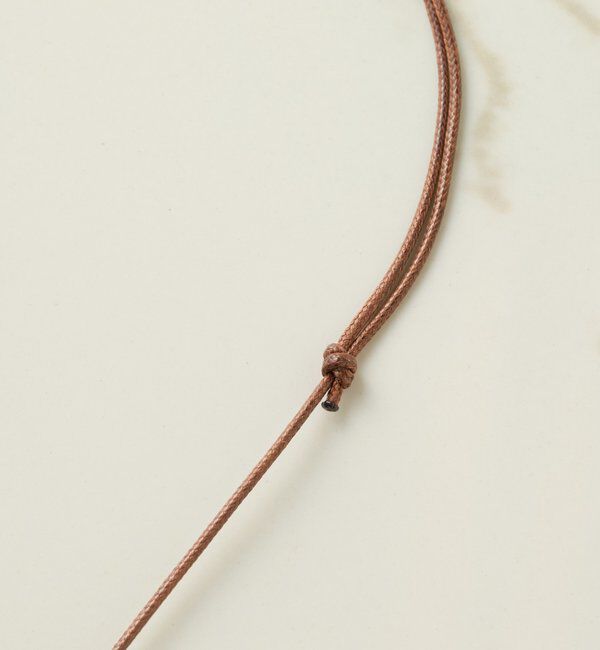  「【PAPILLONNER/パピヨネ】ラウンドコードネックレス」|リング|