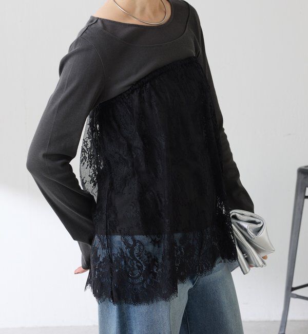  「【プラスワンアイテム】レースレイヤードミニスカート」|その他|