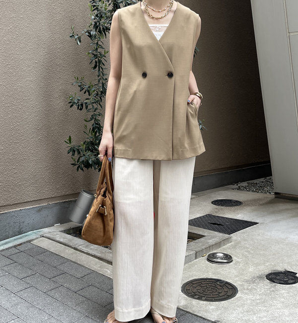  「【WEB限定】接触冷感ベスト」|ベスト・ジレ|