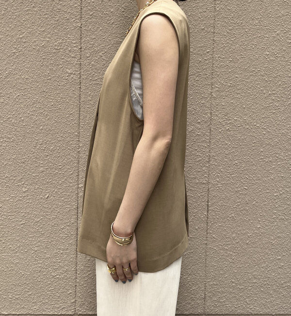  「【WEB限定】接触冷感ベスト」|ベスト・ジレ|