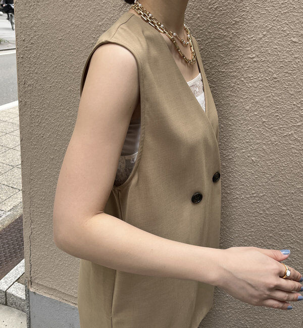  「【WEB限定】接触冷感ベスト」|ベスト・ジレ|