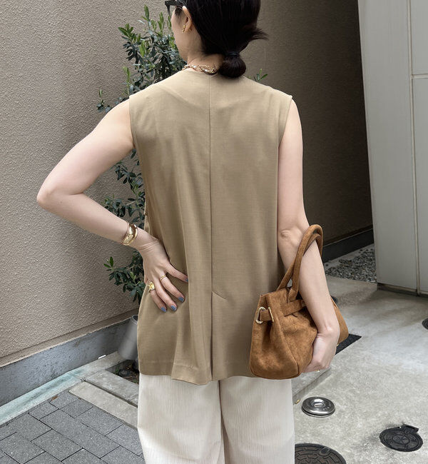  「【WEB限定】接触冷感ベスト」|ベスト・ジレ|