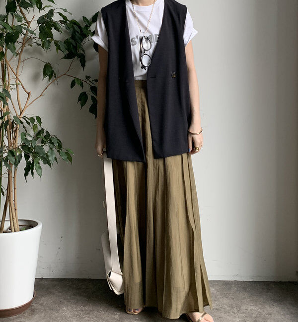  「【WEB限定】接触冷感ベスト」|ベスト・ジレ|