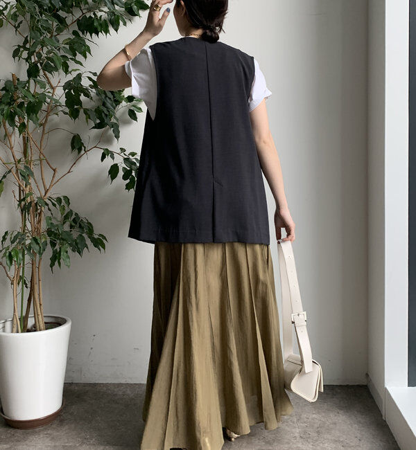  「【WEB限定】接触冷感ベスト」|ベスト・ジレ|