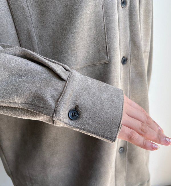  「スウェードダンボールシャツ」|シャツ・ブラウス|