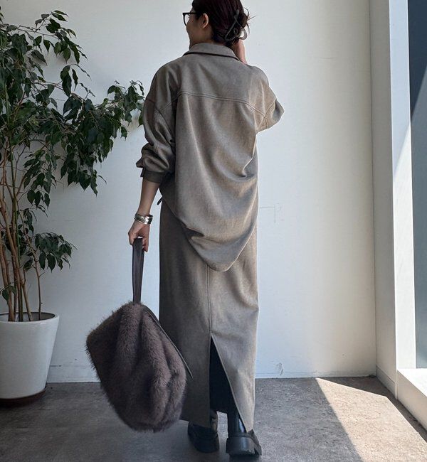  「スウェードダンボールシャツ」|シャツ・ブラウス|