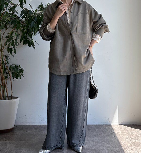  「スウェードダンボールシャツ」|シャツ・ブラウス|