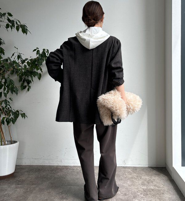  「裾切替フーディー」|Tシャツ・カットソー|