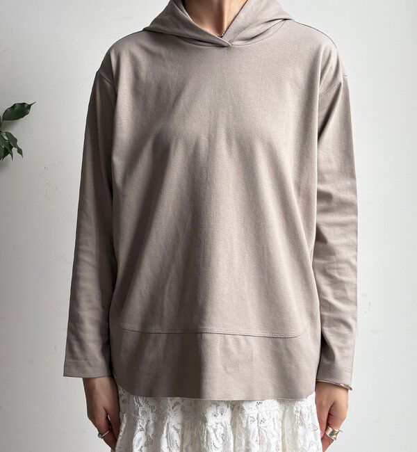  「裾切替フーディー」|Tシャツ・カットソー|