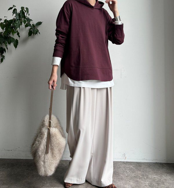  「裾切替フーディー」|Tシャツ・カットソー|