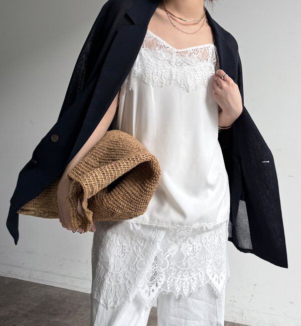  「レースキャミチュニック」|シャツ・ブラウス|