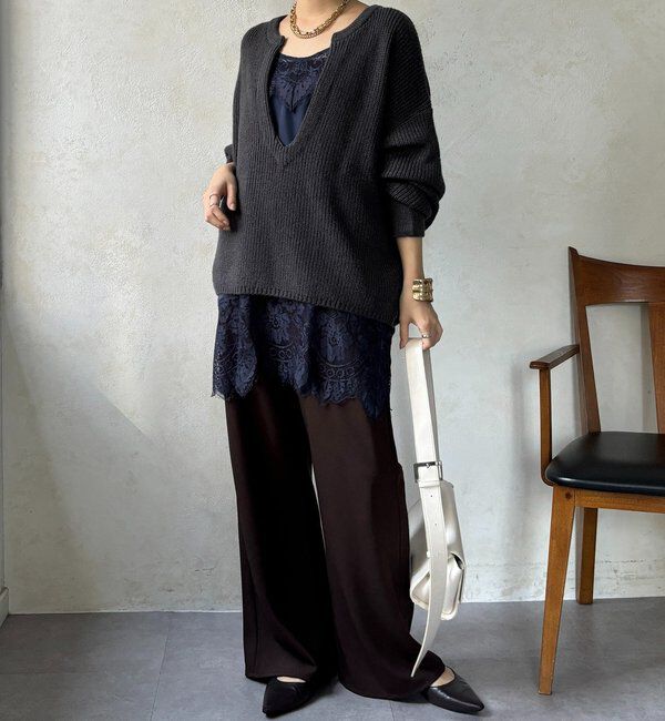  「レースキャミチュニック」|シャツ・ブラウス|