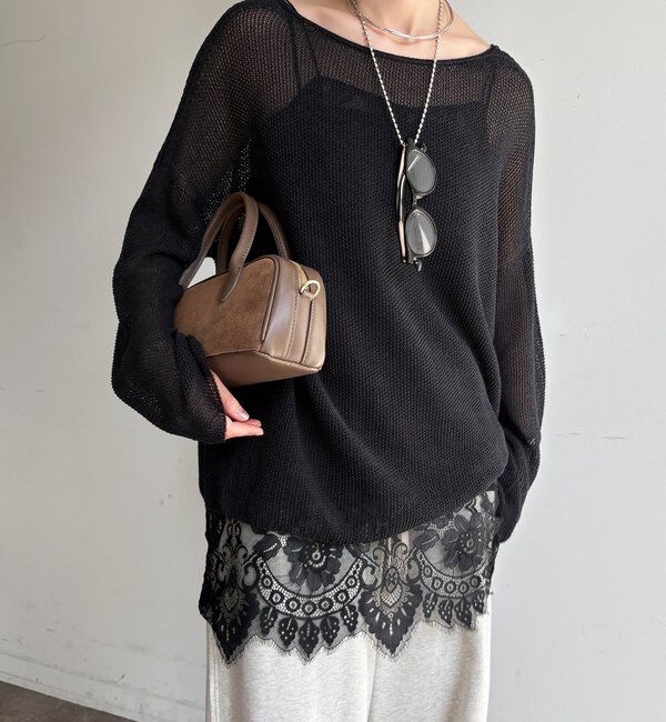  「レースキャミチュニック」|シャツ・ブラウス|