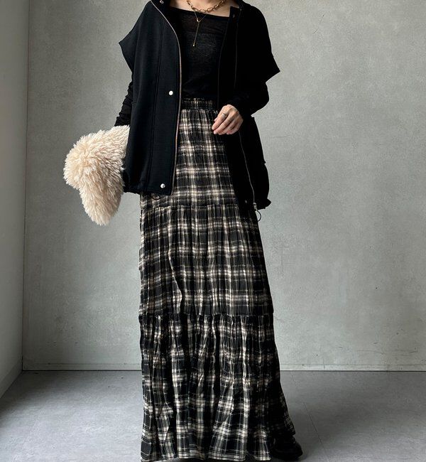  「【WEB限定】スリーブレスジップブルゾン」|ベスト・ジレ|