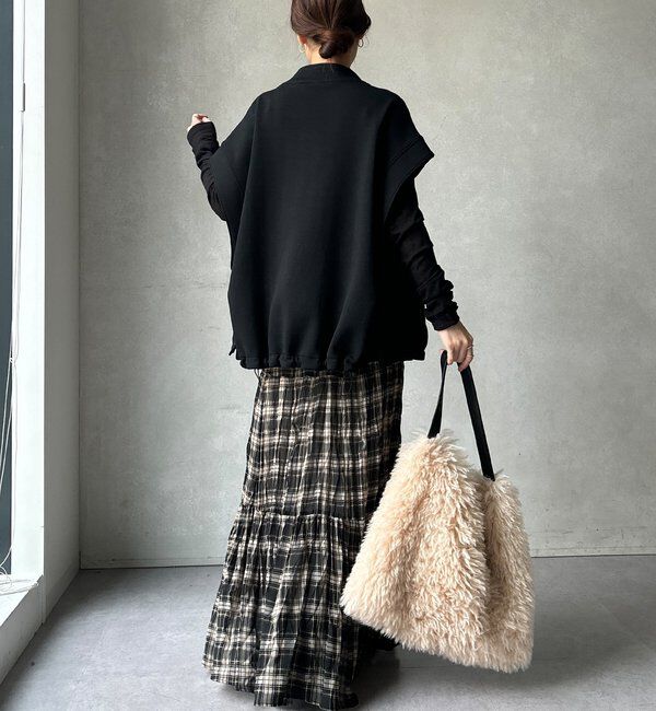  「【WEB限定】スリーブレスジップブルゾン」|ベスト・ジレ|