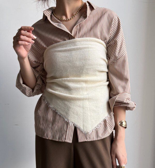  「ウール三角ストール」|マフラー|