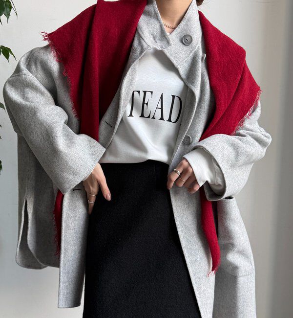  「ウール三角ストール」|マフラー|