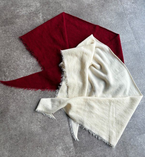  「ウール三角ストール」|マフラー|