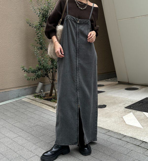  「アシメラウンドニットプルオーバー」|ニット・セーター|