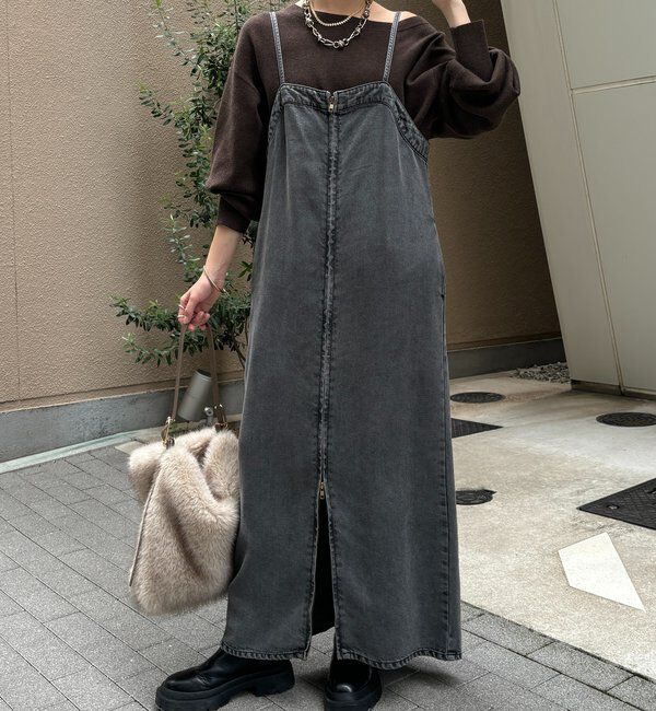  「アシメラウンドニットプルオーバー」|ニット・セーター|