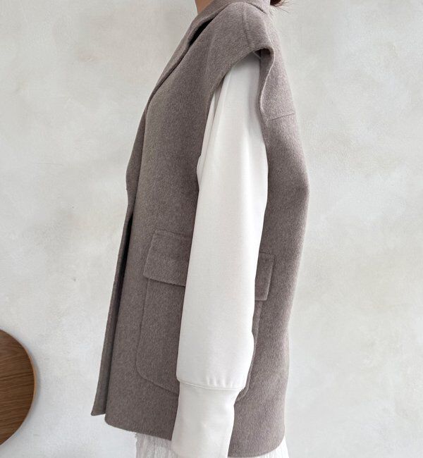  「BIGシルエットジャケットベスト」|ベスト・ジレ|