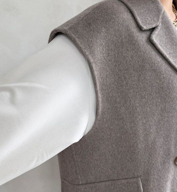  「BIGシルエットジャケットベスト」|ベスト・ジレ|