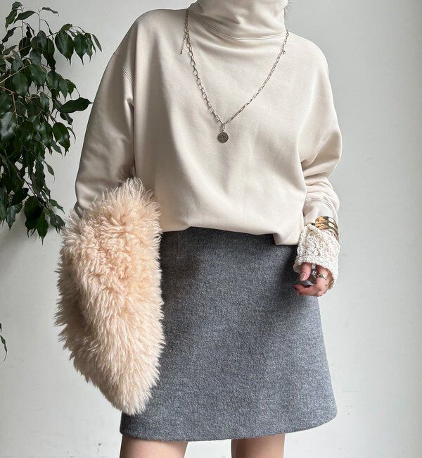  「裏起毛ハイネックプルオーバー」|Tシャツ・カットソー|