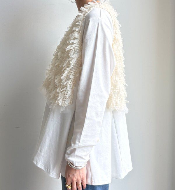  「【WEB限定】リボンヤーンベスト&times;テントプルオーバーセット」|ニット・セーター|