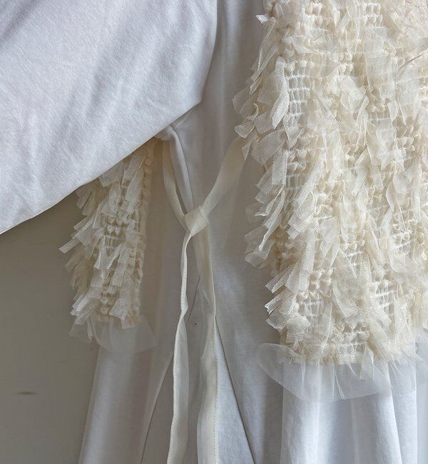  「【WEB限定】リボンヤーンベスト&times;テントプルオーバーセット」|ニット・セーター|