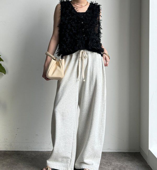  「【WEB限定】リボンヤーンベスト&times;テントプルオーバーセット」|ニット・セーター|