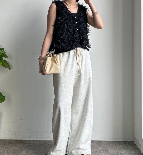  「【WEB限定】リボンヤーンベスト&times;テントプルオーバーセット」|ニット・セーター|