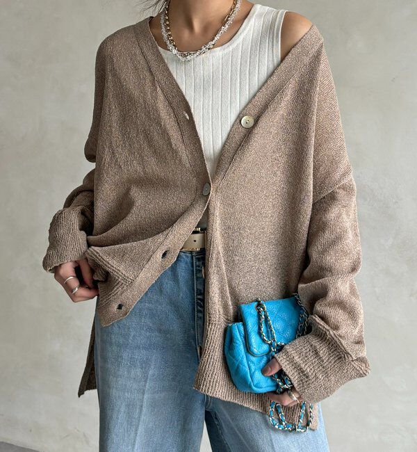  「ヘンリーネック前後2WAYニットタンク」|ニット・セーター|