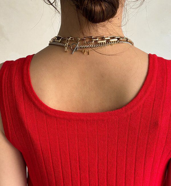  「ヘンリーネック前後2WAYニットタンク」|ニット・セーター|