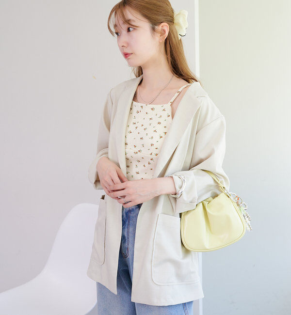  「【4色展開/裏地なし】バックスリットジャケット」|その他|