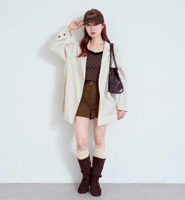  「【4色展開/裏地なし】バックスリットジャケット」|その他|