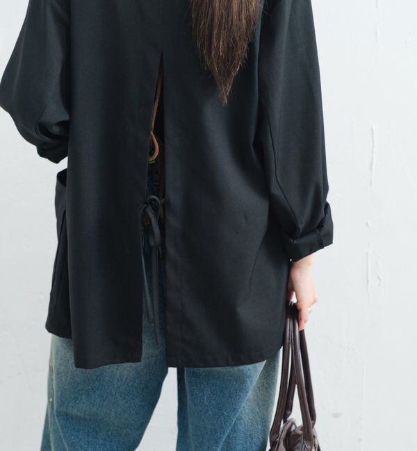  「【4色展開/裏地なし】バックスリットジャケット」|その他|