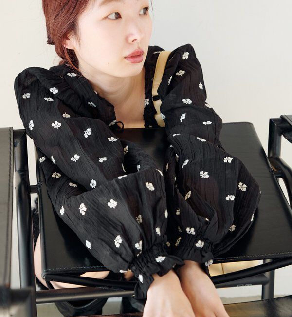  「フラワーステッチブラウス」|シャツ・ブラウス|