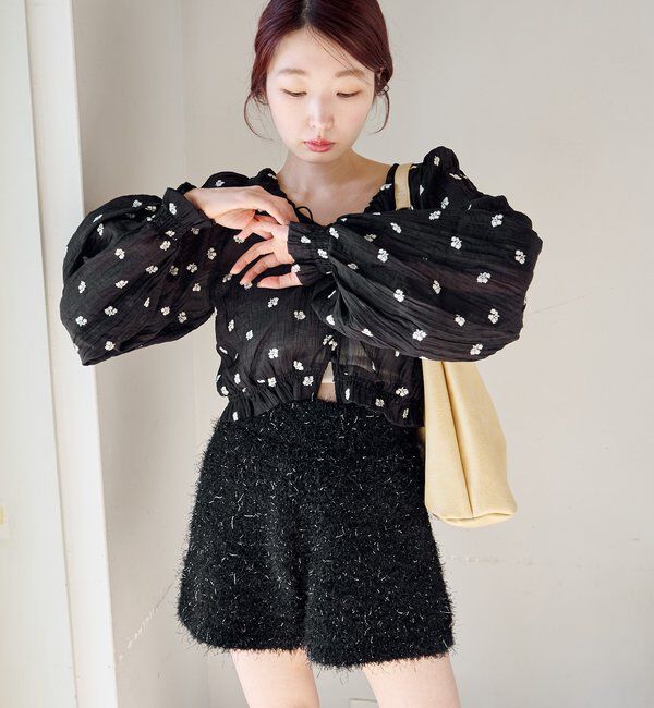  「フラワーステッチブラウス」|シャツ・ブラウス|